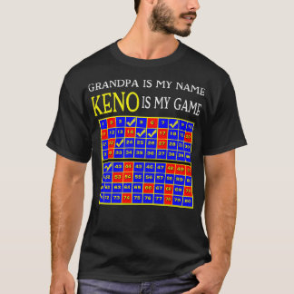 Camiseta O Vovô Chama-Se Keno É O Meu Jogo Vovô Keno