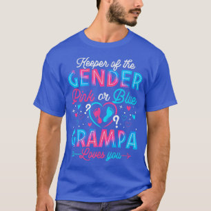 Camiseta O Vovô Cor-De-Rosa Ou Azul Te Ama A Revelação De G