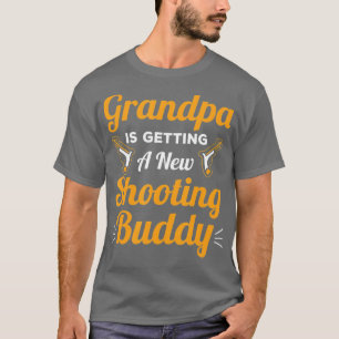 Camiseta O vovô está a receber um novo amigo para a nova Gr