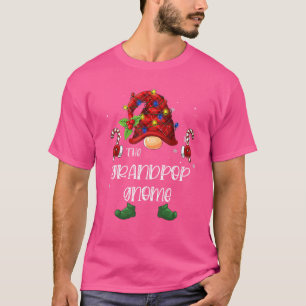 Camiseta O vovô Gnomo Buffalo Xadrez Árvore de Natal Li