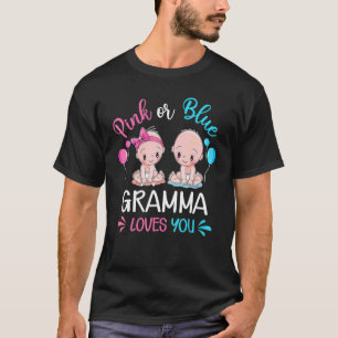 Camiseta O Vovô Rosa Ou Azul Te Ama Sexo A Revelação Do Beb