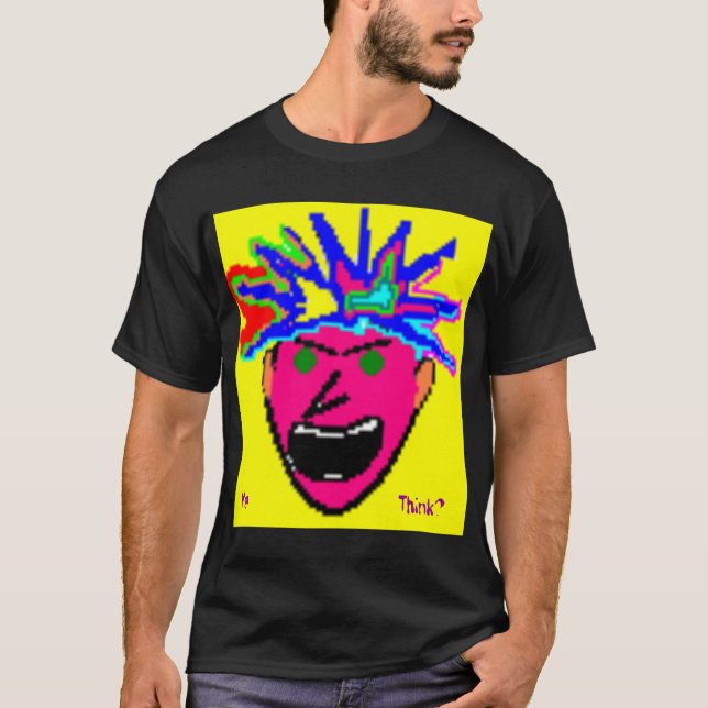 Camiseta o wackywallyart, Ya pensa? (Frente)