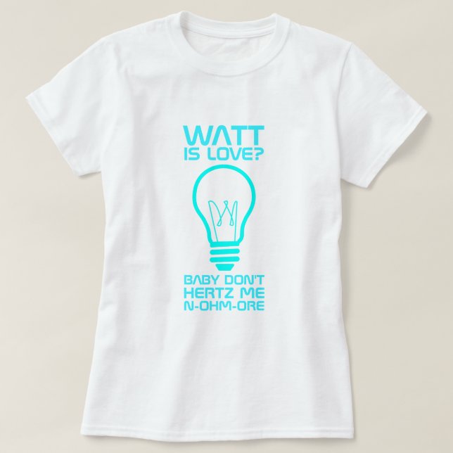 Camiseta O watt é amor (Frente do Design)