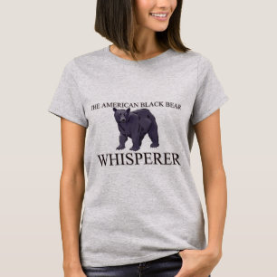 Camiseta O Whisperer americano do urso preto