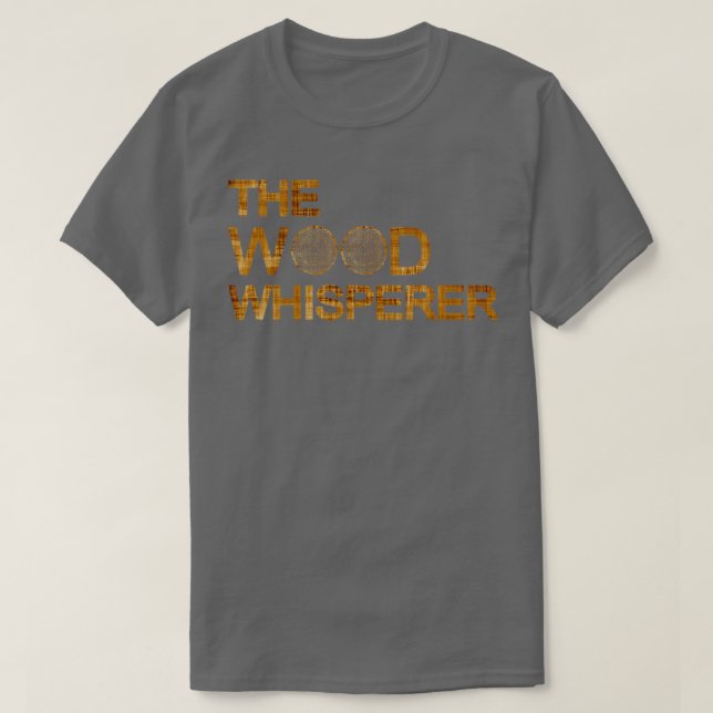 Camiseta O Whisperer De Madeira (Frente do Design)