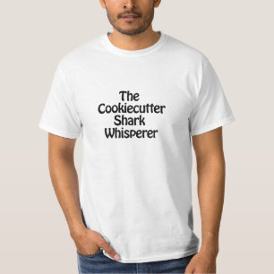 Camiseta o whisperer do tubarão do cookiecutter