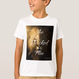 Camiseta O Wicked Flee Proverbs 28:1 KJV Boy