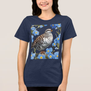Camiseta O Willow Ptarmigan e o Alaska Forget-Me-Nots