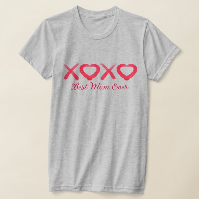 Camiseta O XOXO amava beijos divertidos e angustiados da Me (Postura )