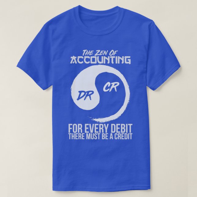 Camiseta O Zen Da Contabilidade (Frente do Design)