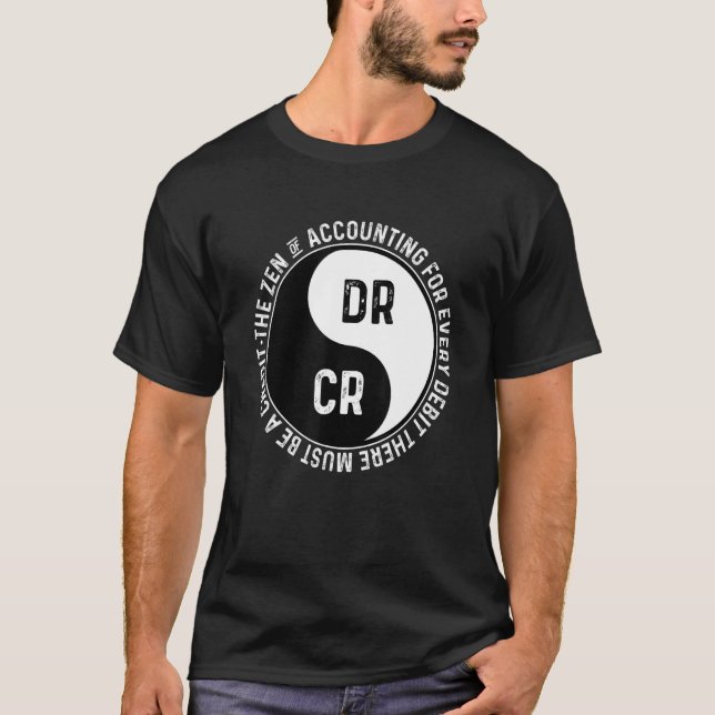 Camiseta O Zen de Contabilização de Cada Débito Deve Ser (Frente)