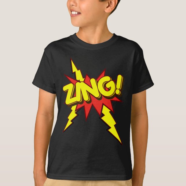 Camiseta O Zing, Zap, prisioneiro de guerra!!! (Frente)