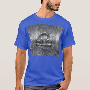 Camiseta O zodíaco industrial do Libra assina dentro o aç