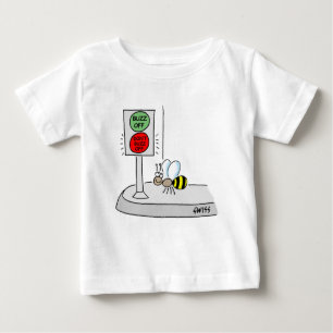Camiseta O zumbido engraçado da abelha dos desenhos