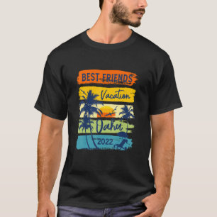 Camiseta Oahu Hawaii 2022 Férias dos Melhores Amigos Corres