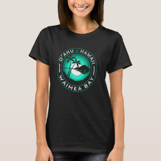 Camiseta Oahu Hawaii Waimea Bay Beach Palm