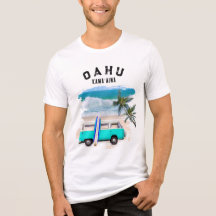 Oahu Kamaʻaina Turquesa Prancha de Surf Antiga Van