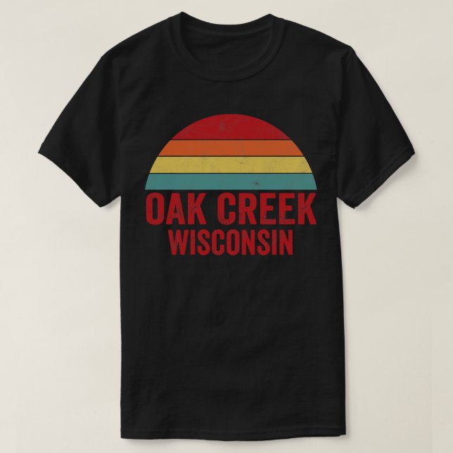 Camiseta Oak Creek Wisconsin (Frente do Design)