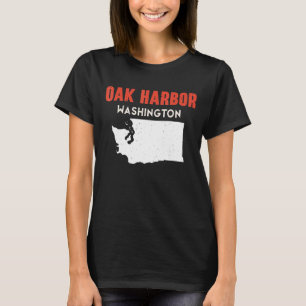 Camiseta Oak Harbor Washington EUA State America Viagem