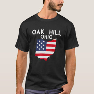 Camiseta Oak Hill Ohio EUA State America Viagem Ohioan
