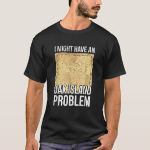 Camiseta Oak Island Design para um caçador de tesouros