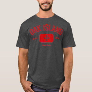 Camiseta Oak Island Knights Templar Cross Design Gift