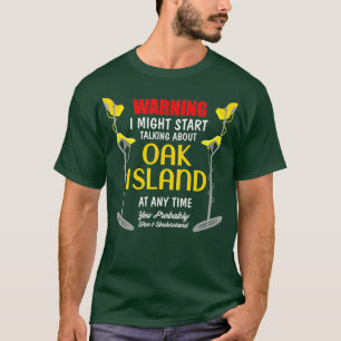 Camiseta Oak Island Metal Detectando Digger Funny
