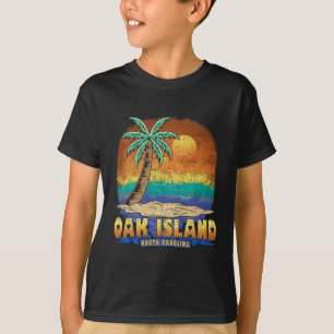 Camiseta Oak Island North Carolina Vintage - Alma em Descan