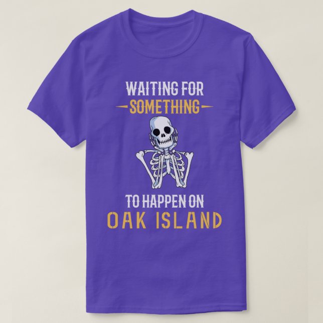 Camiseta OAK ISLAND TREASURE HUNTING Oak Island (Frente do Design)
