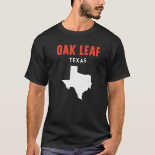 Camiseta Oak Leaf Texas EUA State America Viagem Texas