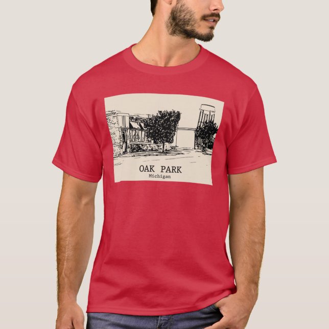 Camiseta Oak Park Michigan (Frente)