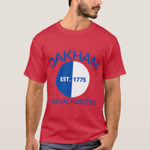 CAMISETA OAKHAM MASSACHUSETTS ESTADOS UNIDOS DA AMÉRICA EUA