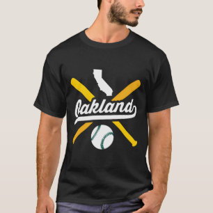 Camiseta Oakland Baseball Vintage California Pride Love Cit