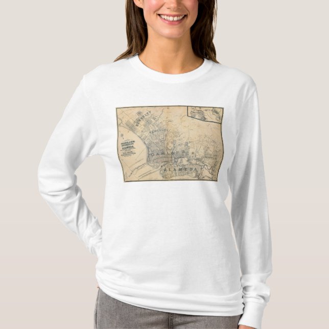 Camiseta Oakland, Berkeley, Alameda (Frente)