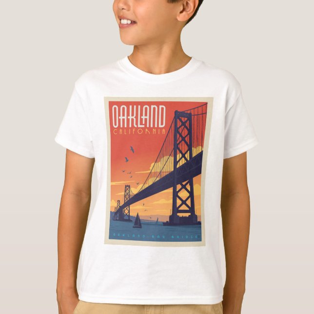 Camiseta Oakland, Califórnia (Frente)