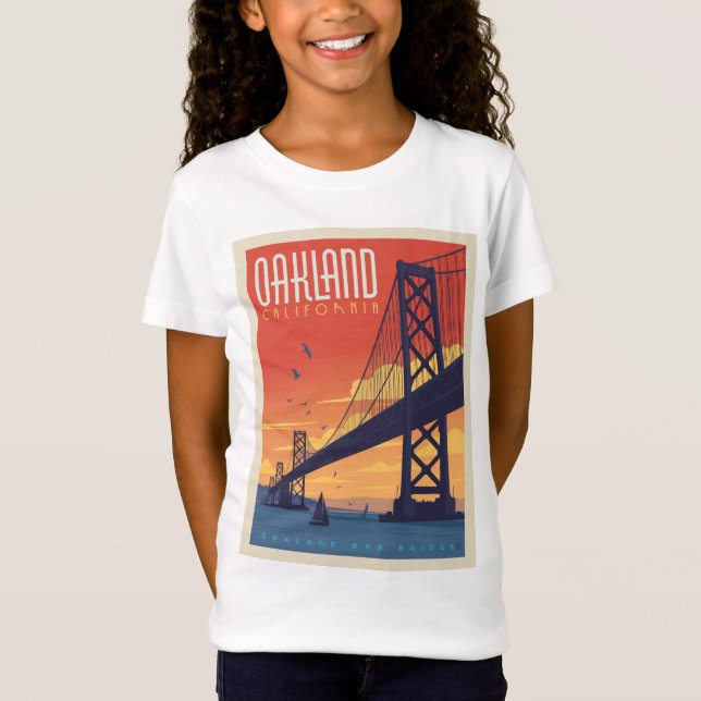 Camiseta Oakland, Califórnia (Frente)