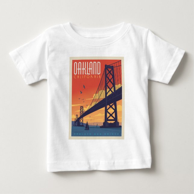 Camiseta Oakland, Califórnia (Frente)