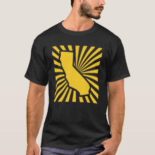 Camiseta Oakland California Kelly Green E Yellow Burst Gr