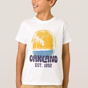 Camiseta Oakland Califórnia Retro Surfista Praia Vintage Pa