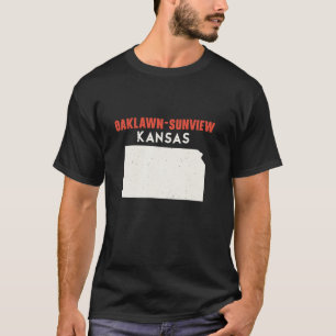 Camiseta Oaklawn Sunview Kansas EUA Estado América Viagem K