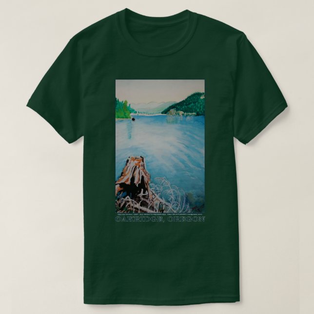 Camiseta Oakridge Reservoir 4 (Frente do Design)