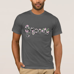 Camiseta Oásis Botânico Tropical Rosa Verde GROOM SR.