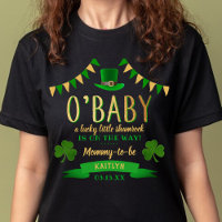 O'Baby Rua. Chá de fraldas do Dia de Patrick