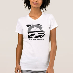 Camiseta Obama 2008 - B é para senhoras de Barack