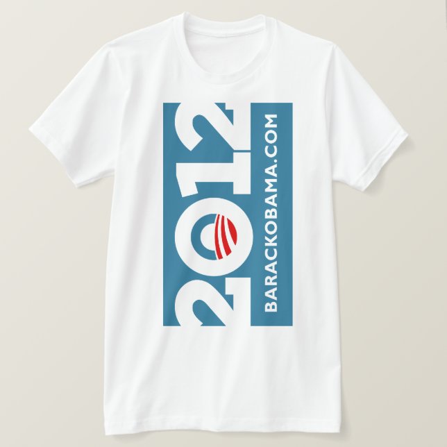Camiseta Obama 2012 (Frente do Design)