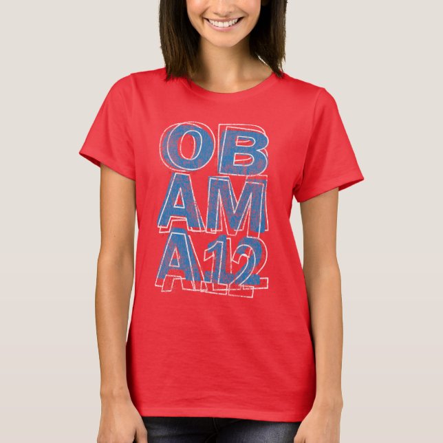 Camiseta Obama 2012 T Shirt (Frente)