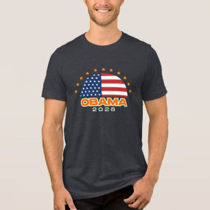 Camiseta Obama 2028 Flag Hope