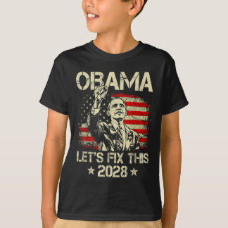 Camiseta Obama 2028 Let's Fix This Obama 48th President