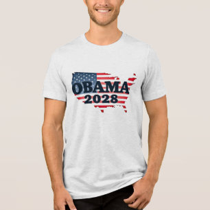Camiseta Obama 2028 - Um novo amanhecer para a América