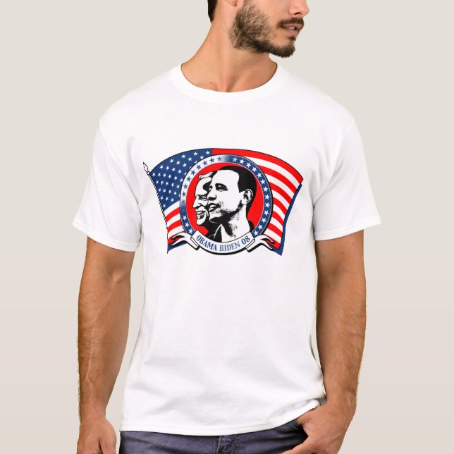 Camiseta Obama Biden 2008 (Frente)